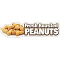 Signmission Fresh Roasted Peanuts Concession Stand Food Truck Sticker, 8" x 4.5", D-DC-8 Fresh Roasted Peanuts19 D-DC-8 Fresh Roasted Peanuts19